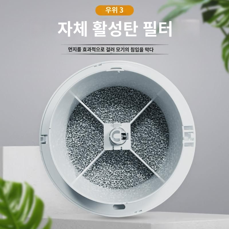 새 공기 배출구를 원형 누름으로 조절 가능한 실내 새 공기 시스템 에어컨 공기 배출구 배기 환풍구 필터 포함 : 드로이키