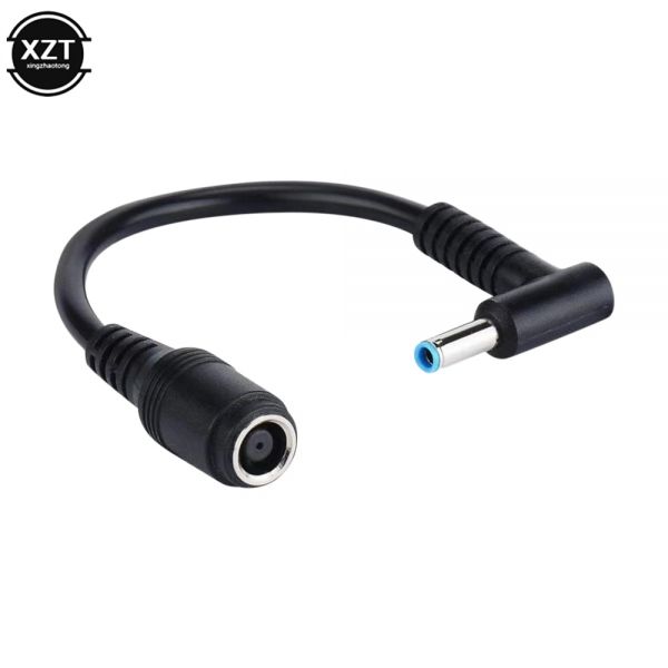 노트북충전기 고속충전케이블 7.4x5.0mm ~ 4.5x3.0mm 팁 DC 전원 어댑터 충전기 커넥터, HP 노트북 스트림 스펙터 파빌리온 엔비 엘리트북... 