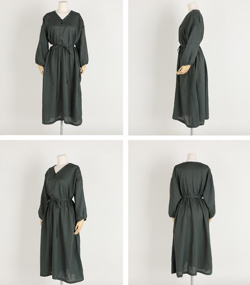 1개 여성원피스 Dress 패턴 옷만들기 앞트임 원피스만들기 : 원단천국