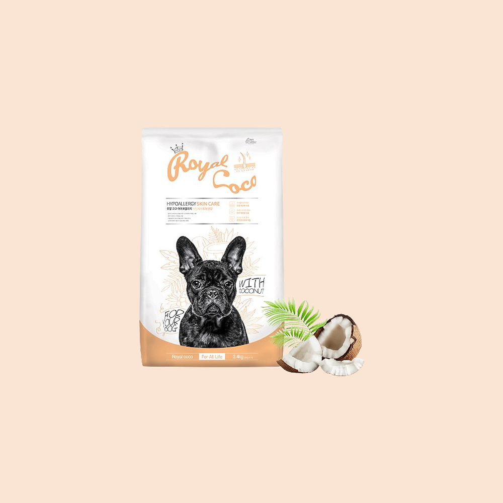 로얄코코 하이포알러지 강아지 건식사료 연어 오리 2.4kg 피부건강 피모관리 그레인프리 : 바래펫
