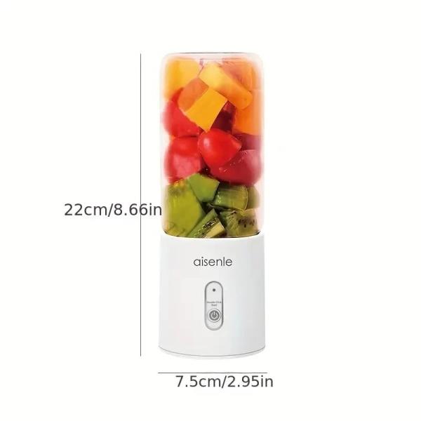 Aisenle 무선 B 충전식 착즙기-500ml 유리 타입 가정용 전기 착즙기, 과일 및 야채 : 더블유엠지코리아