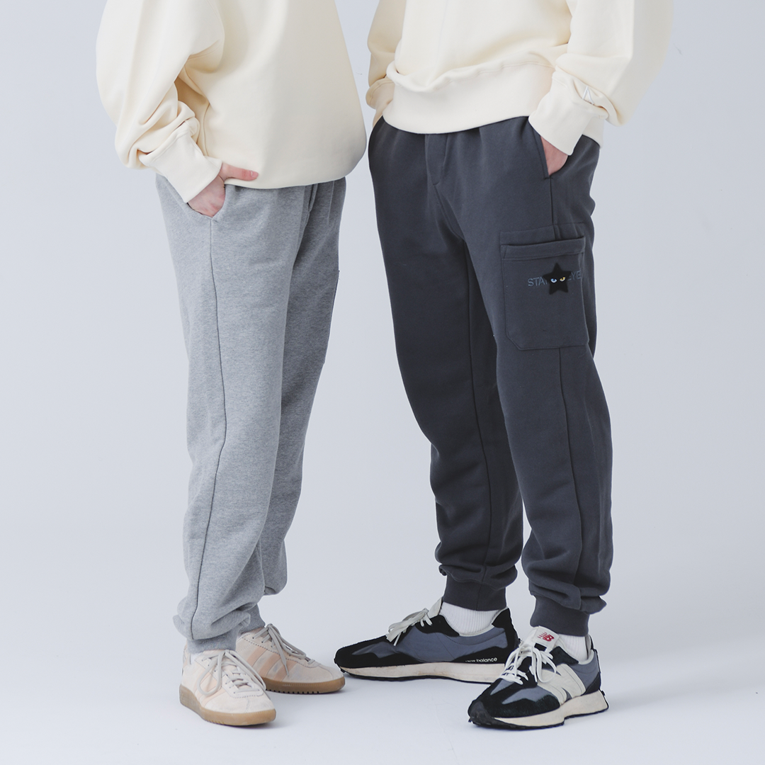 Star Sweater Jogger-Pants (Charcoal) 스태리아이드 스웻 조거 팬츠 : 스태리 아이드