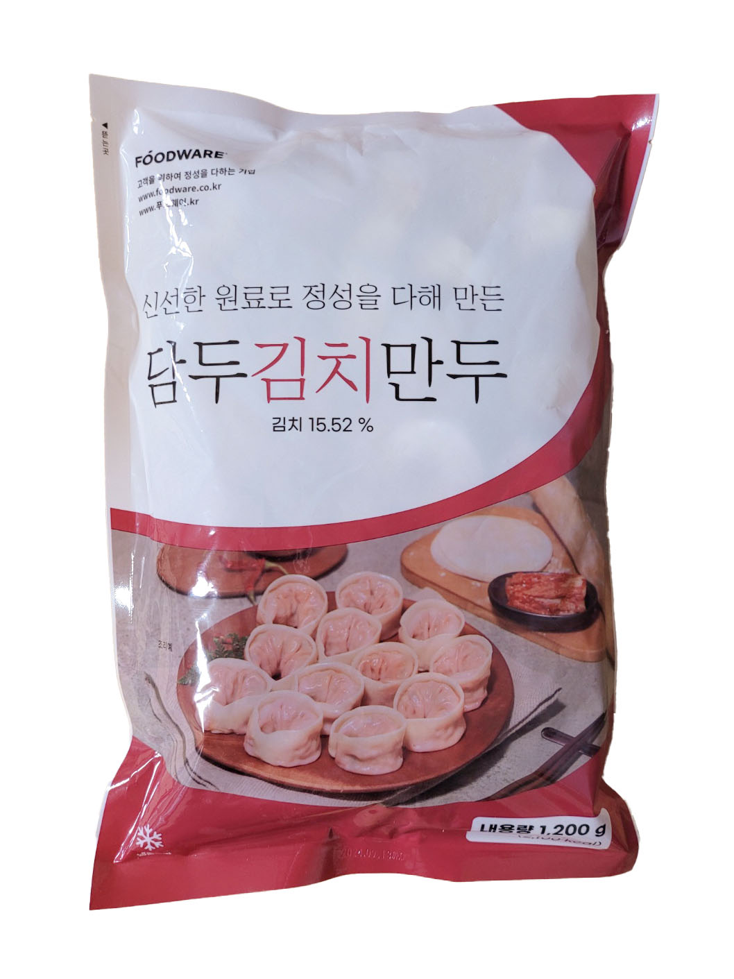 담두 김치손만두 1.2kg : 푸드다팜