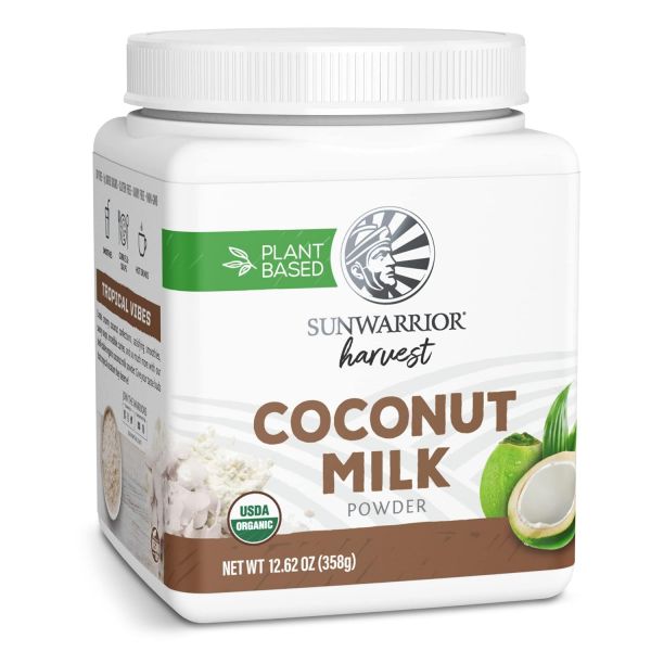 Sunwarrior 코코넛가루 밀크 파우더 커피 크리머 358g : 지니램프상점