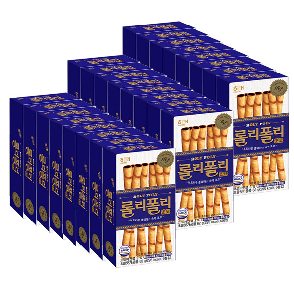 해태 롤리폴리 62g, 24개, 1BOX : 스윗몬365