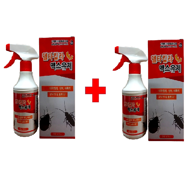 델타킬라300ml 2개묵음 빈대 벼룩 개미살충제 바퀴벌레 노래기 진드기 거미약 퇴치제 : 해충제로