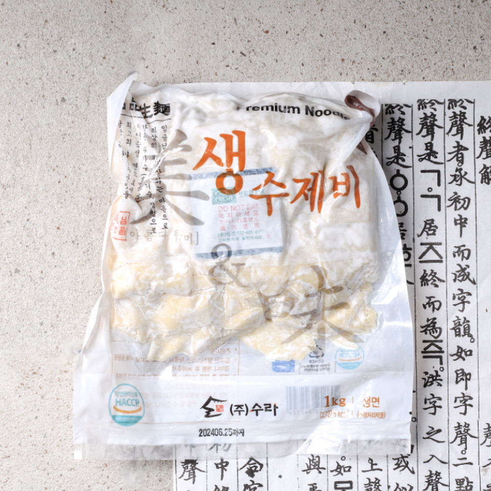 수제비 수제비반죽 손수제비 사리 10kg : 올곧음상회