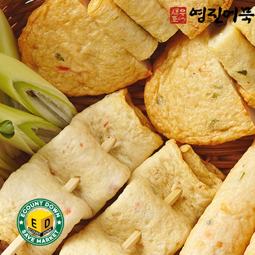 부산 영진 어묵 고급 사각어묵 800g (25장) 상천 꼬지어묵 꼬치 특사각 : 카운트다운세이브마켓