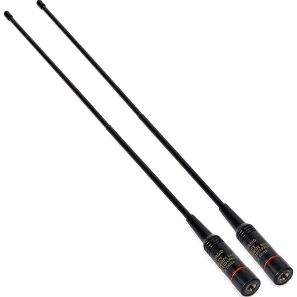 TWAYRDIO 15.4인치 채찍안테나 SMA 남성안테나 듀얼밴드 2m70cm 휴대용 라디오 안테나 교체 야에스버텍스 VX110 VX150 VX6RTHUV88... 