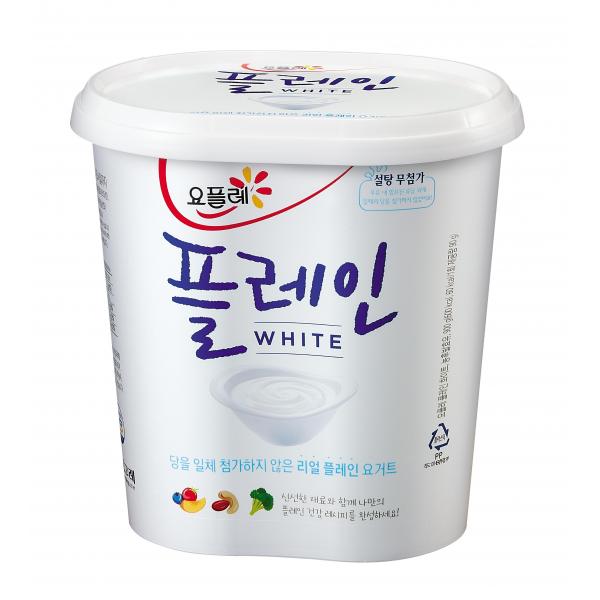요플레플레인 화이트 빙그레 900g : 마켓펀치