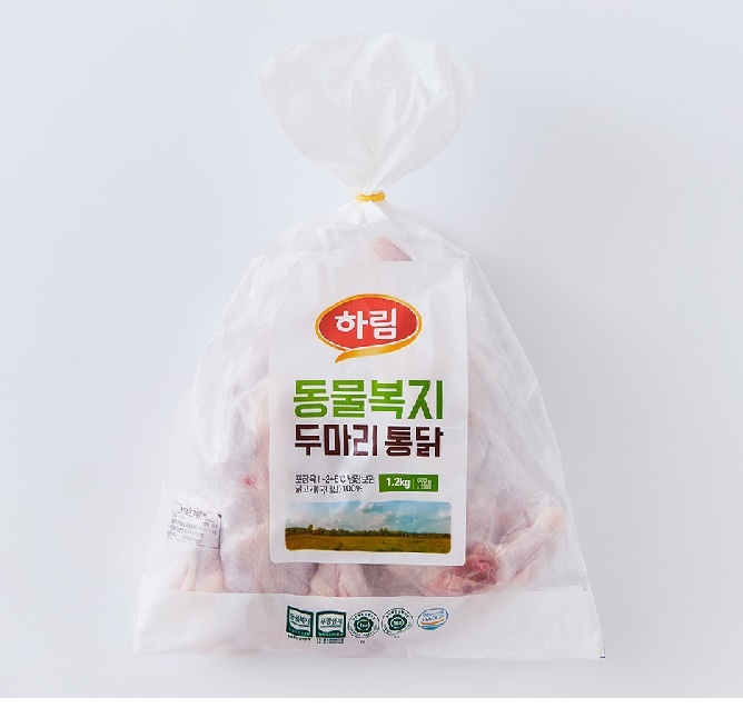 하림 동물복지 두마리통닭 1.2KG, 1개 (신선식품) : 준건