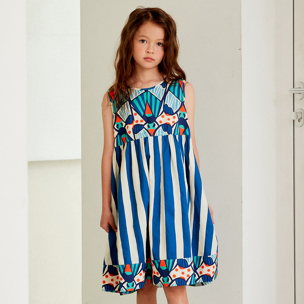 BUTTERFLY MIXPRINT DRESS : 모모하니포포