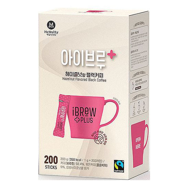 맥널티 아이브루 헤이즐넛 200T 플러스/신제품/ : 이정테크