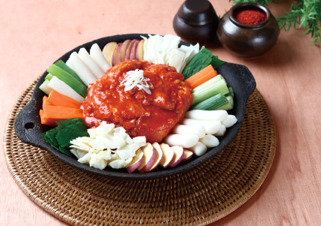 춘천 국내산 닭다리살 양념 닭갈비 택배 캠핑요리 음식 밀키트 : 리아쓰마켓