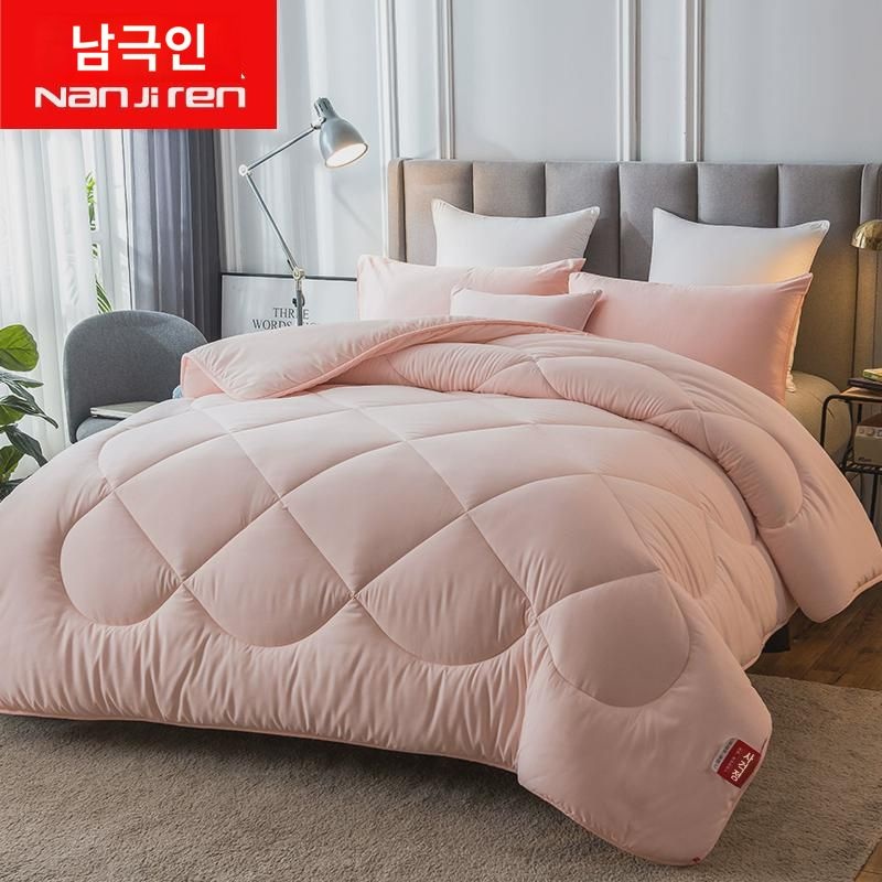 남극 이불 심이불 겨울 이불 두껍게 보온 에어컨 이불 솜이불 봄가을 이불 학생 1인 2인용 이불 : 바리바이1