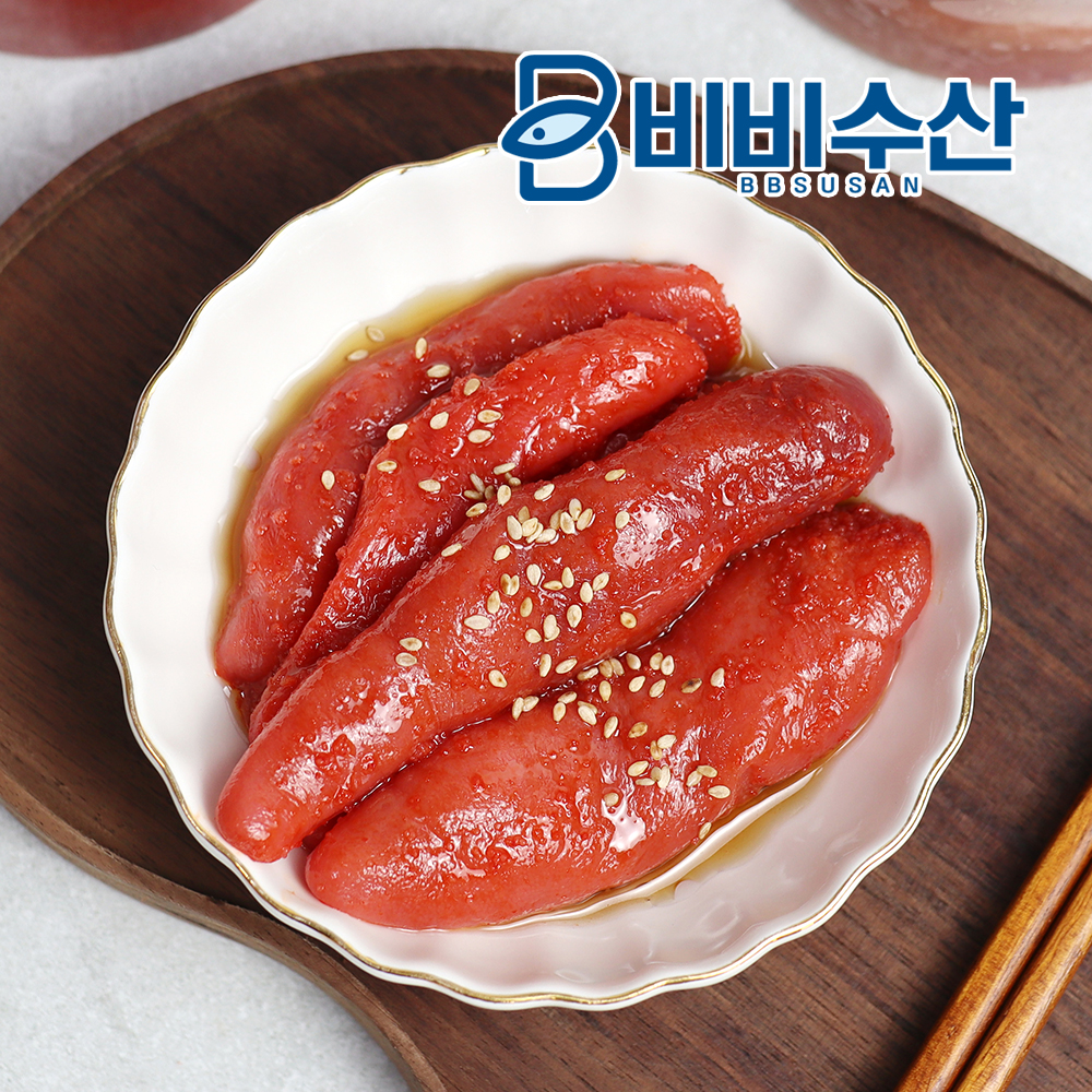 저염 명란젓 백명란 양념 못난이 파지 선동 백명란젓 500g : 비비수산