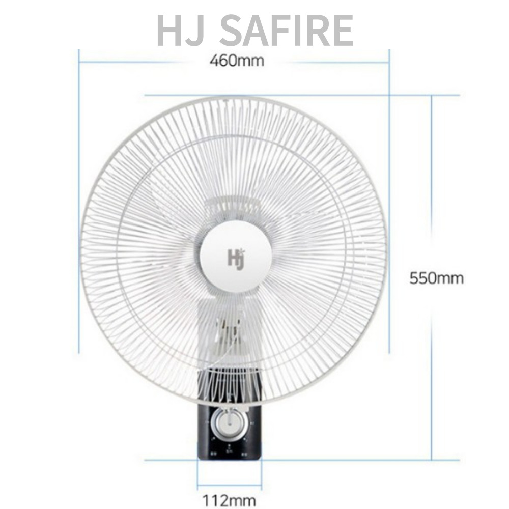 홍진테크 저소음 16형 벽걸이 선풍기 HJ-JAFW16 : 개코나라