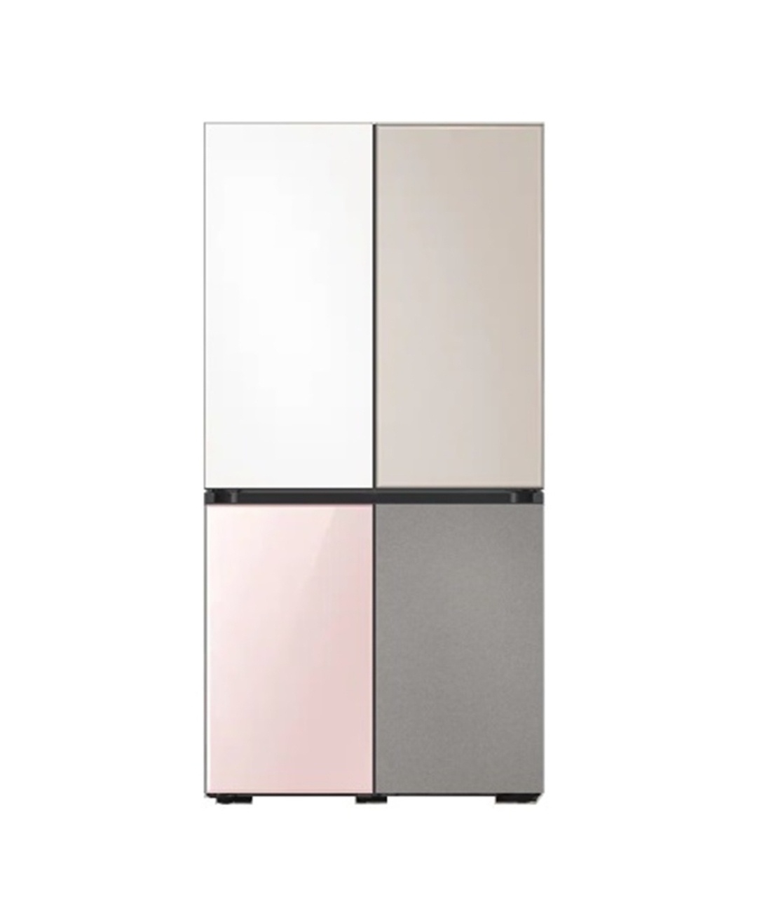삼성전자 RF85DB91F1AP 비스포크 4도어 869L(상단 세틴화이트 하단 베이지) : 보스토레