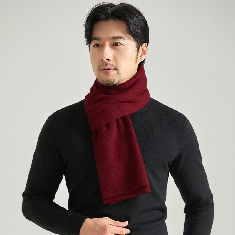 고급스러운 다양성 스타일 장식 남성용 양모 스카프 유연성 : 게린다인