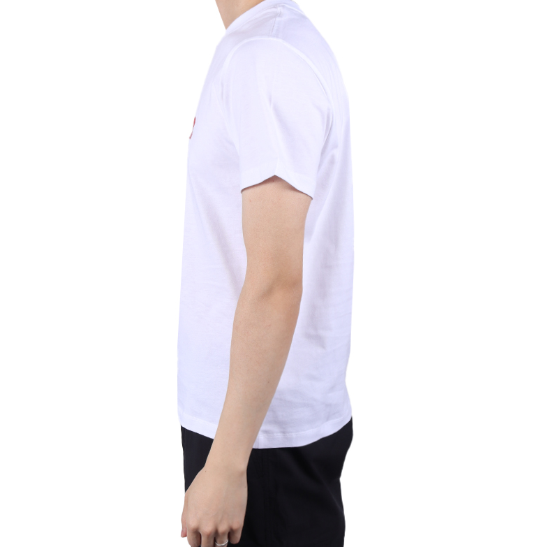 아미 남자 로고 반팔 티셔츠 체인스티치 하트로고 화이트 BFUTS005 국내배송 : 닉대디 Nick Daddy