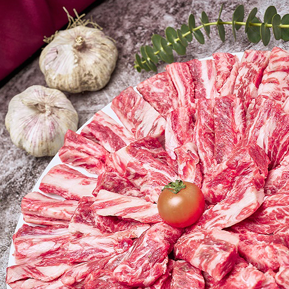 1+1 블랙앵거스 프리미엄 소 갈비살 소고기 스테이크 구이 200g+200g : 더맛있는밥상