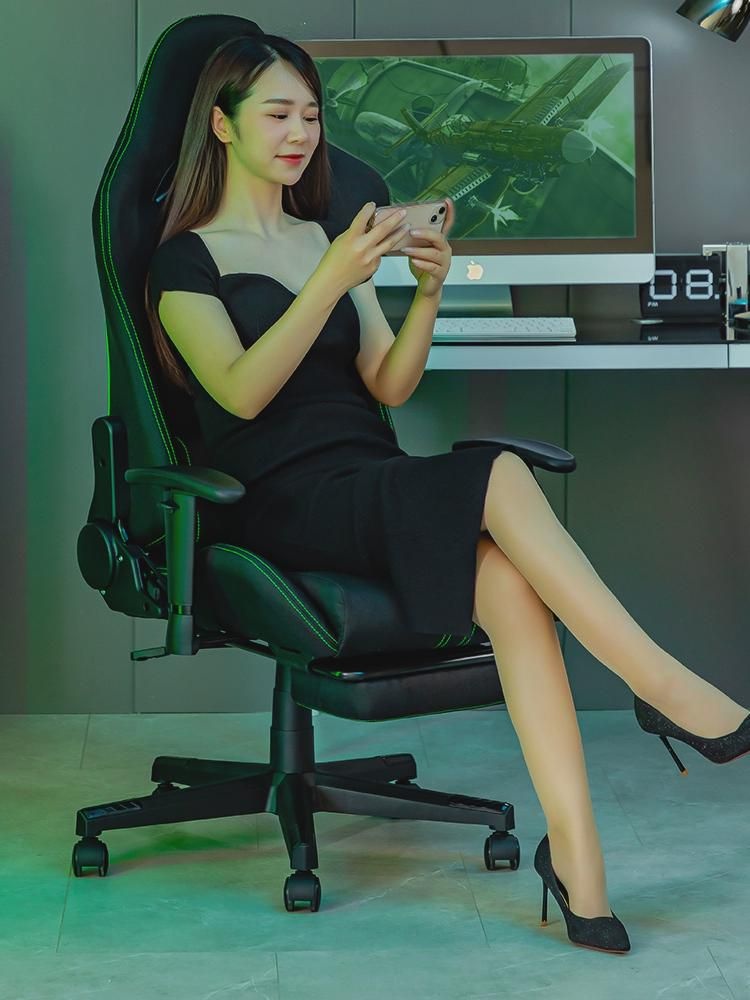 e스포츠 의자 가정용 컴퓨터 의자 편안한 오래 앉기 게임 소파 의자 서재 사무실 등받이 의자 라이브 리프트 의자 : 샤론1