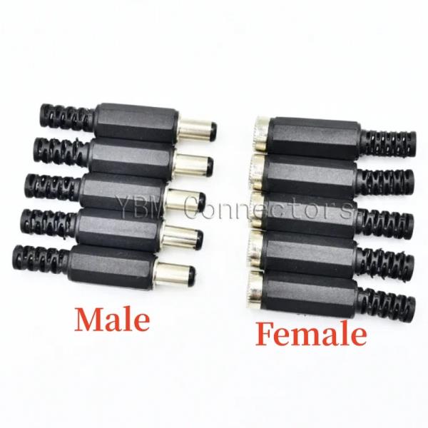 하이 퀄리티 DC 전원 커넥터, 잭, 2.5, 2.1x5.5mm, 5.5x. 1/5x2.5mm, 암수, 10 개 : 스트로베리샵스토어