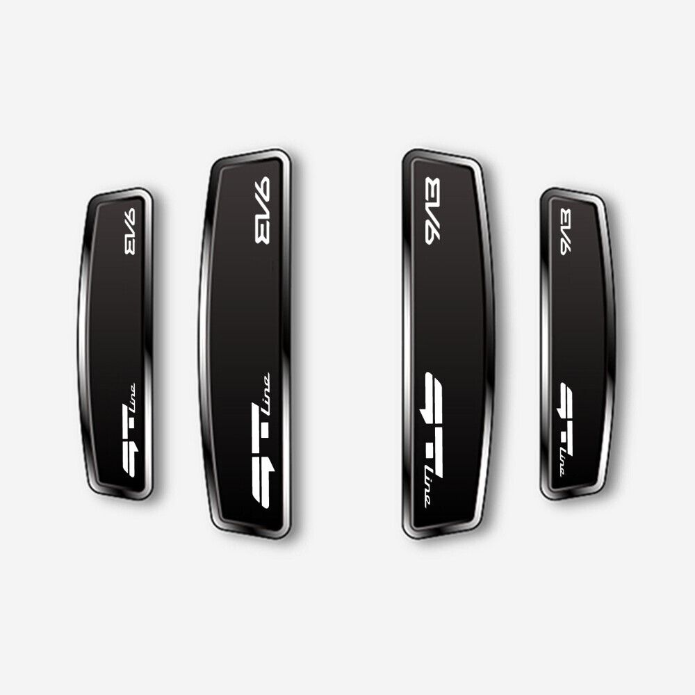 블랙 쉴드 엠블럼 도어가드 EV6 GT라인 A타입 자동차용품 : 콩두개
