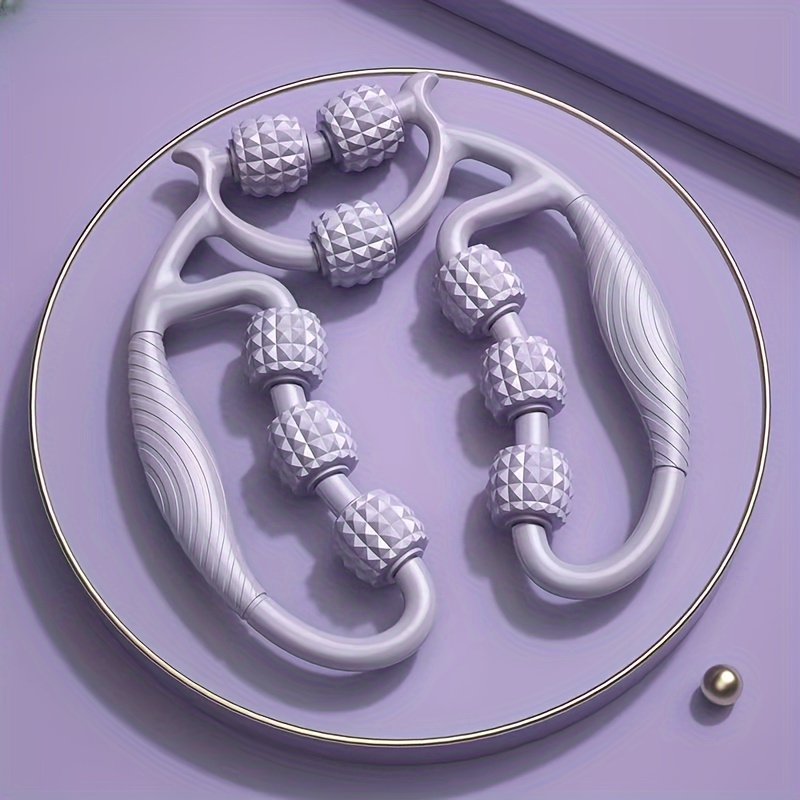 복부 마사지기 esm 다리 마사지 유물 1개, 및 종아리 롤러, 스트레칭, 휴식 마사지용 : 글로브14