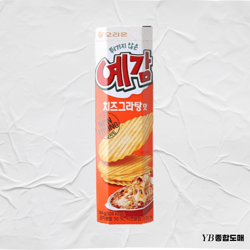예감 치즈그라탕맛 감자칩 탕비실간식 64g 12개 : 영백종합도매