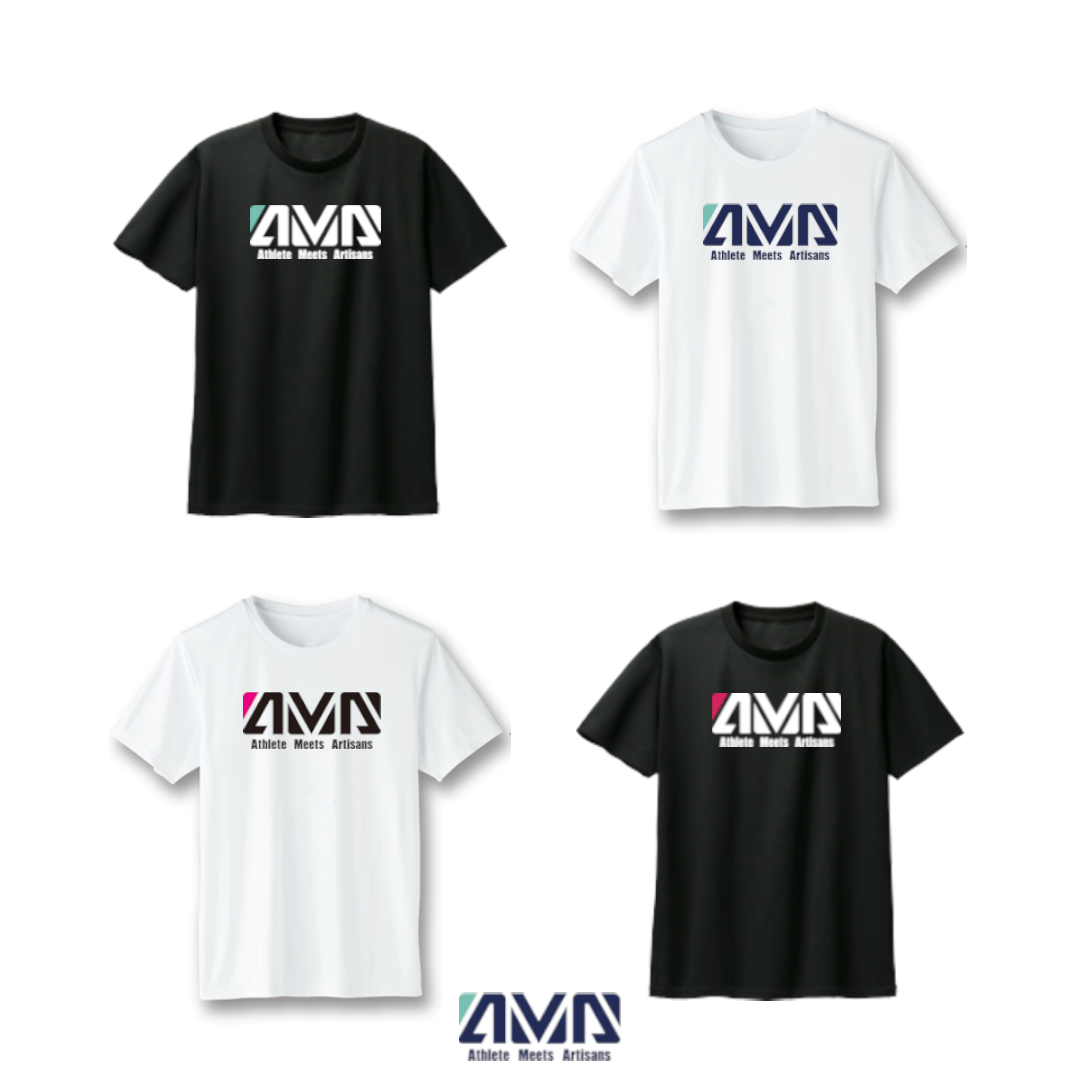에이엠에이 투톤 로고 기능성 매쉬 티셔츠 배드민턴 고성현 신백철 : AMA Store