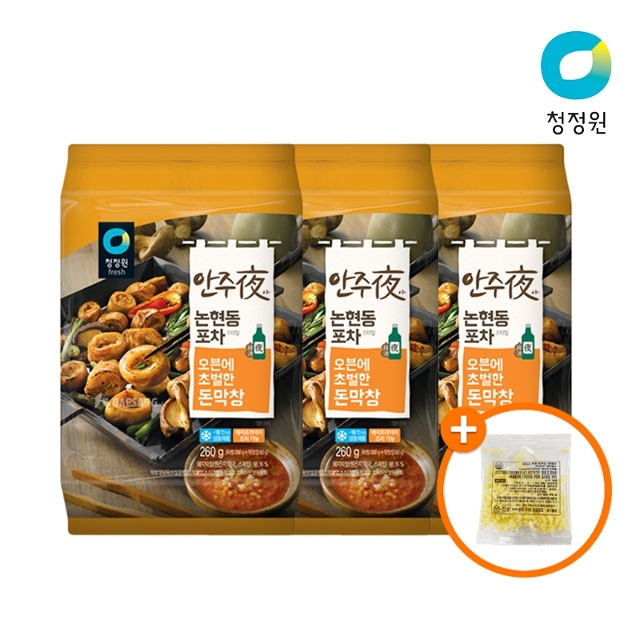청정원 안주야 오븐에 초벌한 돈막창 260g x 3개 : 쇼핑엔티