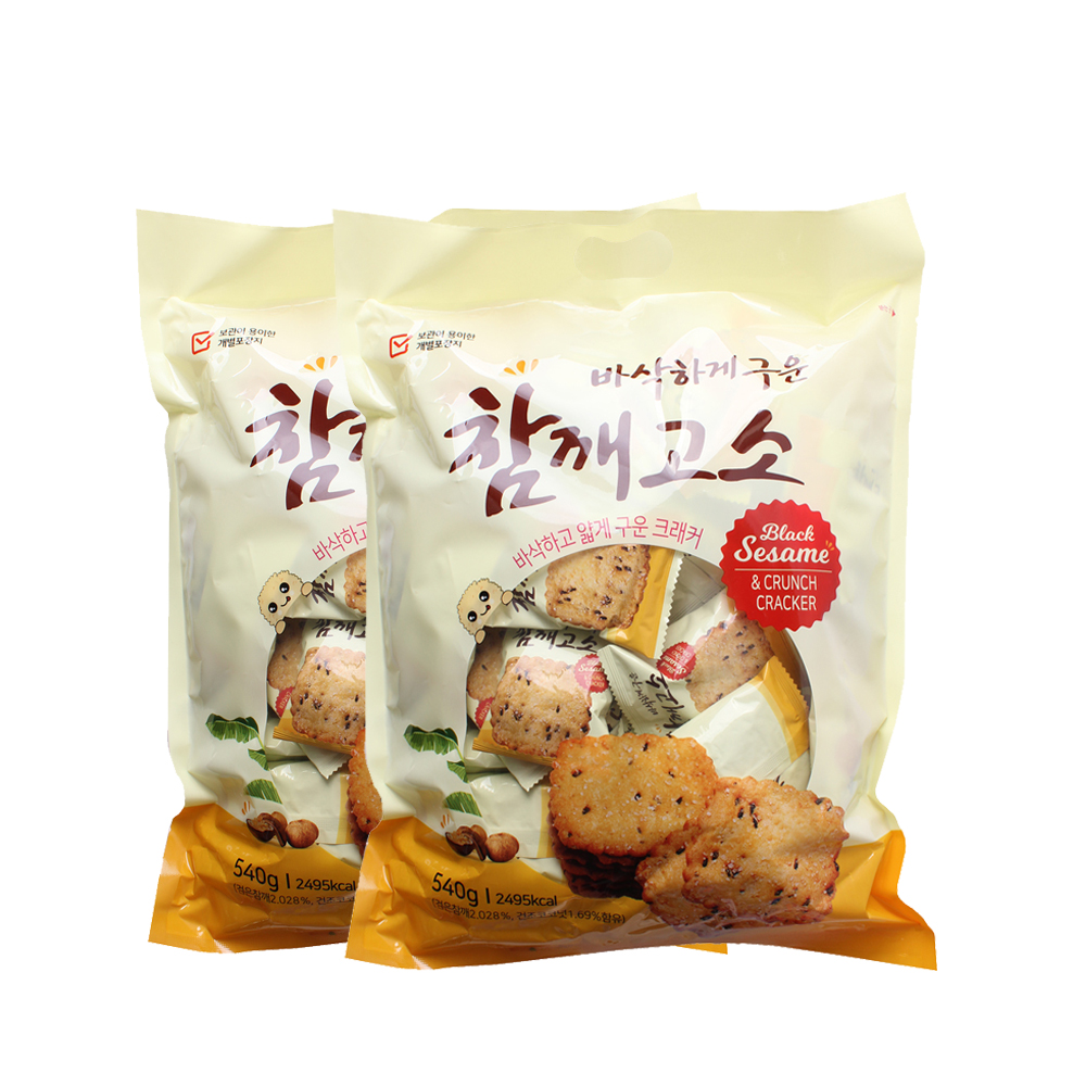 참깨고소 540g 1+1 / 참깨과자 대용량 골프장 간식 : 모어바이
