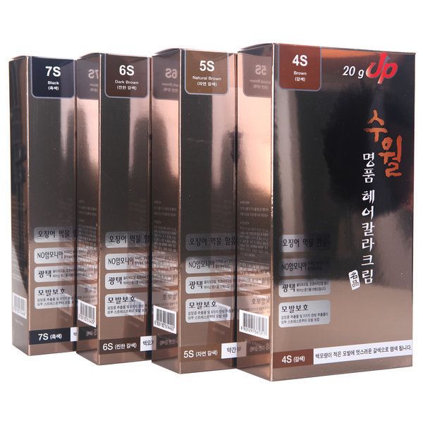 서울화장품 히솝 수월 명품 헤어칼라크림 5S 자연갈색 n11254lI : 대승국제무역