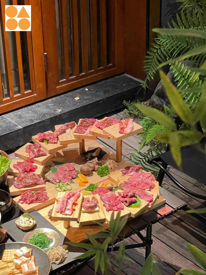 접시 사시미접시 호텔 플레이트 스시 사다리 개념 참치회  요리 예술적 : 에스엔오커머스