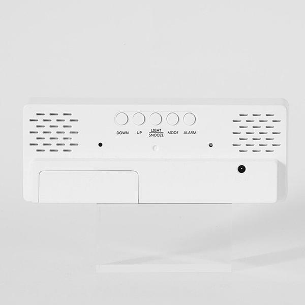 차량용시계 크리에이티브 LED 디지털 시계 탁상 전자 알람 밝기 조절 가능 12/24 : 엔엠에스송도
