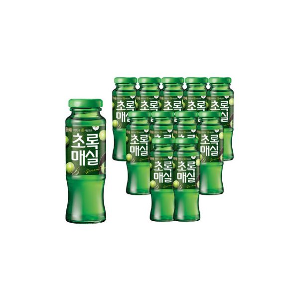 초록매실 180mL 12병 : e다올샵