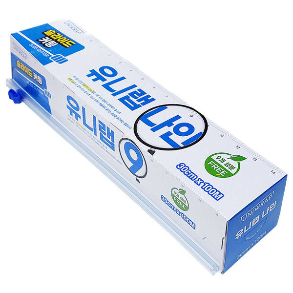 유니랩 나인 가정용 주방용 랩 30cm x 100M 대용량 : 테이프공장