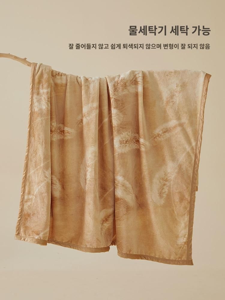 수성가방 플란넬 담요 에어컨 담요 학생 기숙사 가을 겨울 담요 세탁 가능 침구 : 페기카터