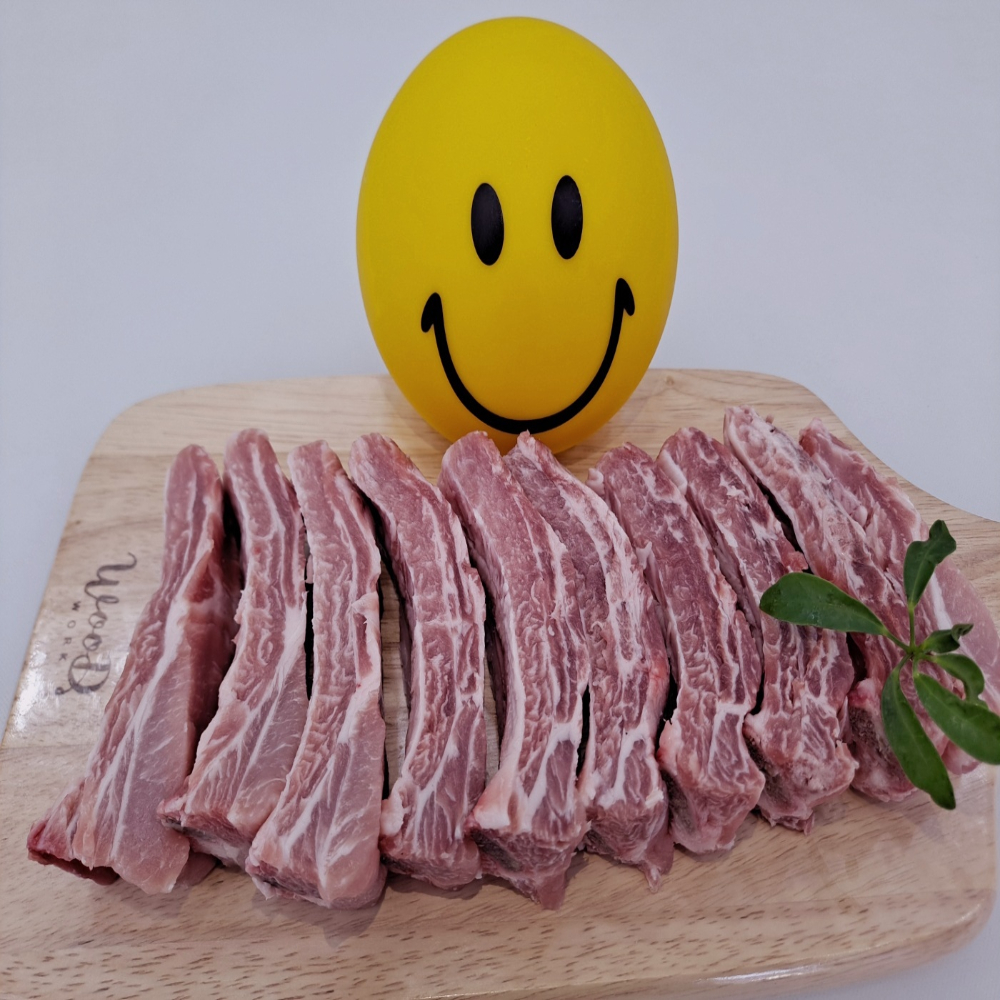 돼지 등갈비 돼지쪽갈비 바베큐 1kg＋1kg : 스마일 정육점