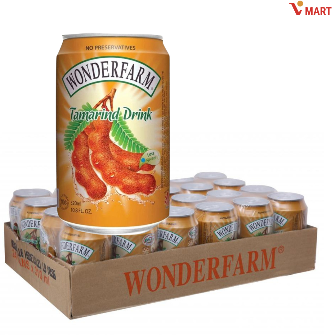 Vmart 베트남 원더팜 타마린드 음료 Nuoc me 310ml 24개 : Vmart 비마트
