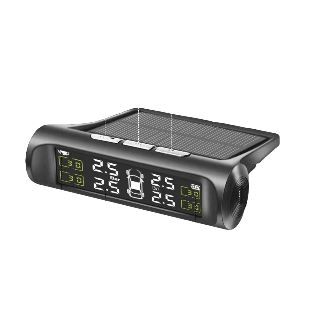타이어 공기압센서 화물차트럭 TPMS 모니터링 6채널 6륜 펑크 빵구 태양광 충전식 : TrenD