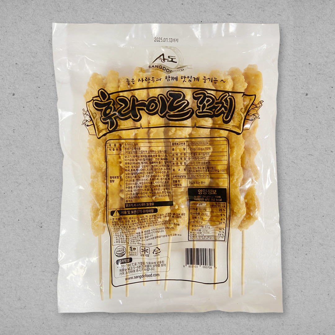 [상도푸드] 후라이드꼬치 1.2kg : 큐앤큐 온라인몰