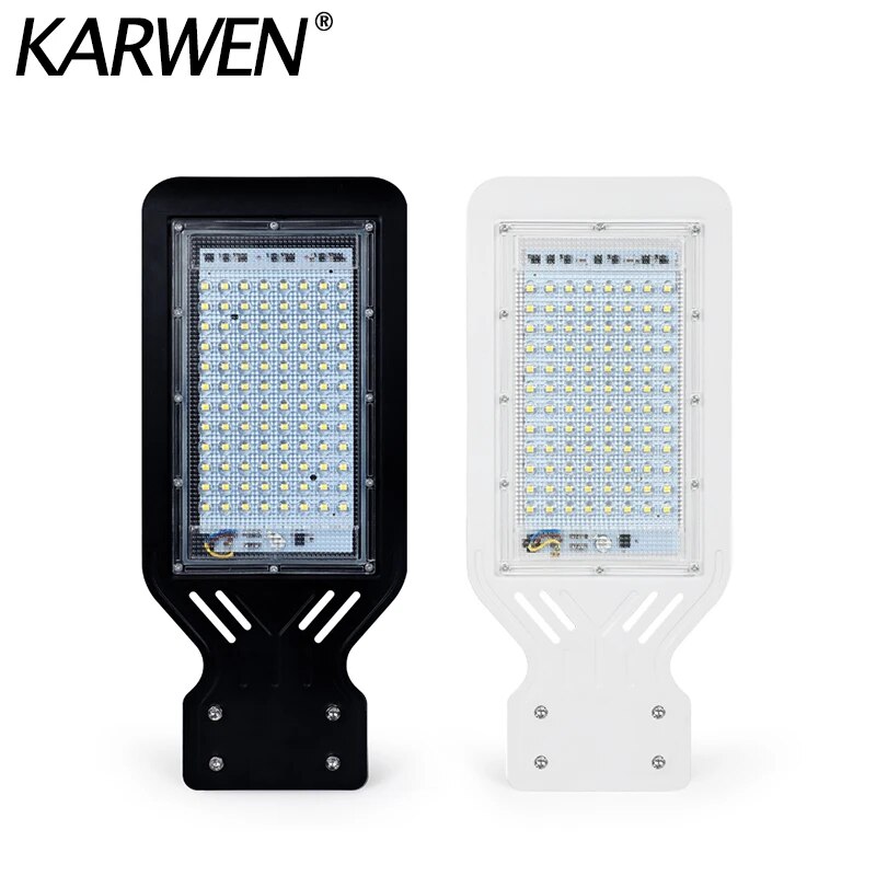 가로등 태양광가로등 led가로등 문주등 방수 IP65 LED 거리 빛 100W 야외 투광 조명 AC 220V 스포트 라이트 정원 도로 통로 극 벽 : 빅테크