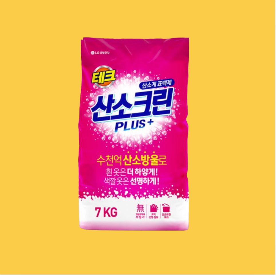테크 산소크린 표백제 분말 7kg : 딱이야 상점