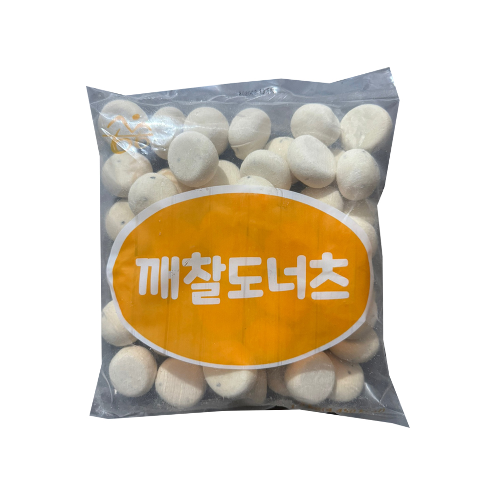 킹스식품 깨찰도너츠 1.5kg 도넛 분식 튀김류 간식 찹쌀 : YS푸드