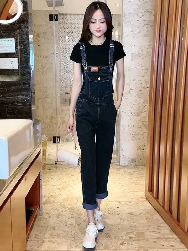 데일리 멜빵바지 네츄럴 청바지 점프수트 오버롤 데님 : 꼼쁘라샵2호점