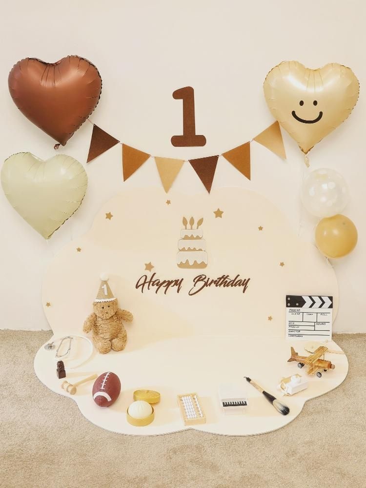 돌잔치 남녀  생일잔치 돌제비 뽑기 소품 카펫 매트 세트 배경 장식 용품 : 차다딘드
