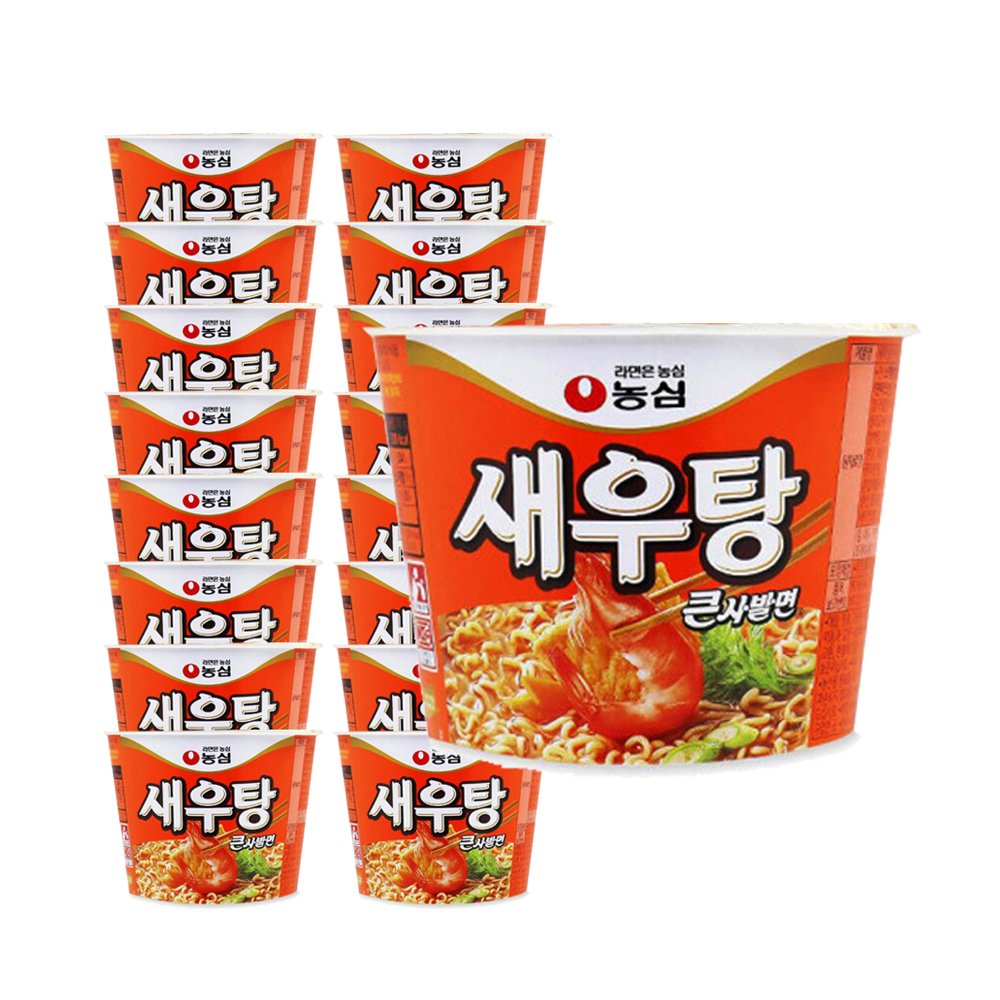 오뚜기 진라면 컵라면 5종 6입 30개 신라면 새우탕 튀김우동 오징어짬뽕 혼합세트 한박스 : 코스트코구매대행 몽땅365