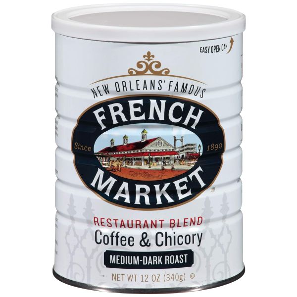 FRENCH MARKET 커피 치커리 340g x 3캔 다크 로스트 그라운드 : 지니램프상점